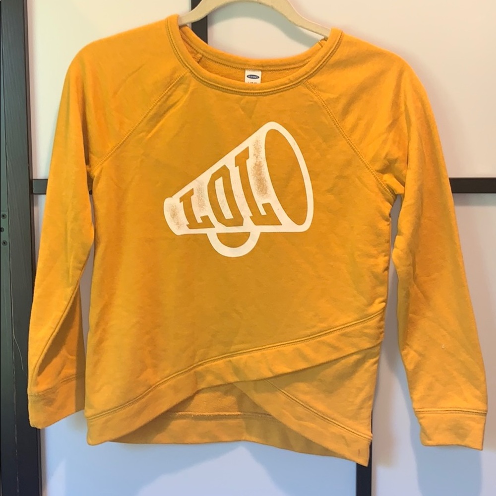 Girls Yellow Long Sleeve Shirt 10/12